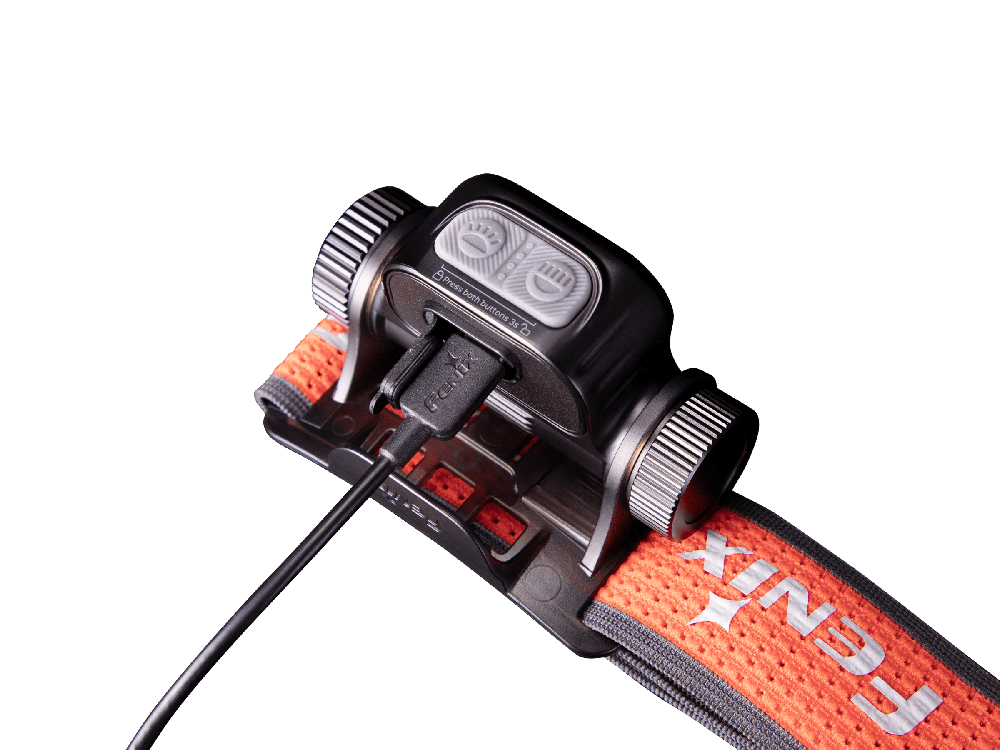 Fenix HM65R-T V2 Rechargeable Lightweight Trail Running Headlamp--Safety Glasses USA-21