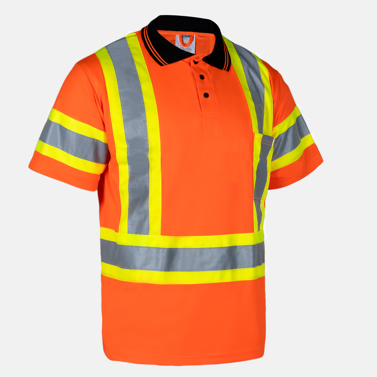 Jorestech Hi-Vis X-Back Reflective Two-Tone Safety Polo Shirt