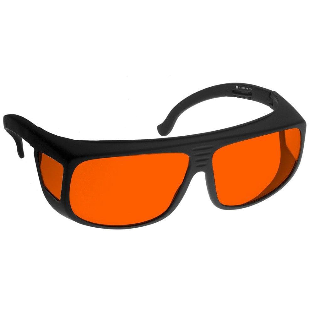 NoIR PBG Filter For Pilots In Low Light Conditions (445-450nm, 532nm)-Frame #38-NL-PBG-38-Safety Glasses USA-8