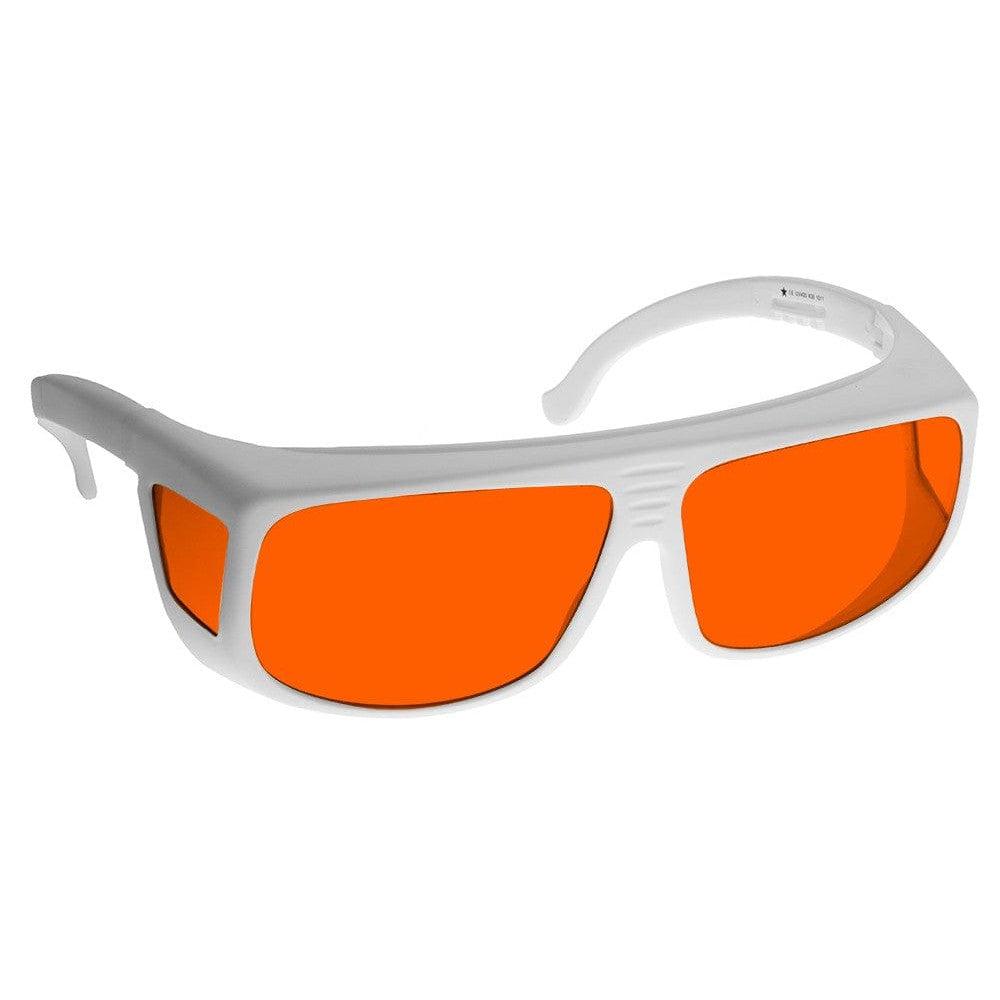 NoIR PBG Filter For Pilots In Low Light Conditions (445-450nm, 532nm)-Frame #38W-NL-PBG-38W-Safety Glasses USA-9