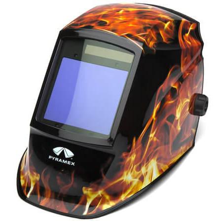 Pyramex Leadhead WHAM30 Series Auto-Darkening Welding Helmet-Flame-WHAM3030FL-Safety Glasses USA-8