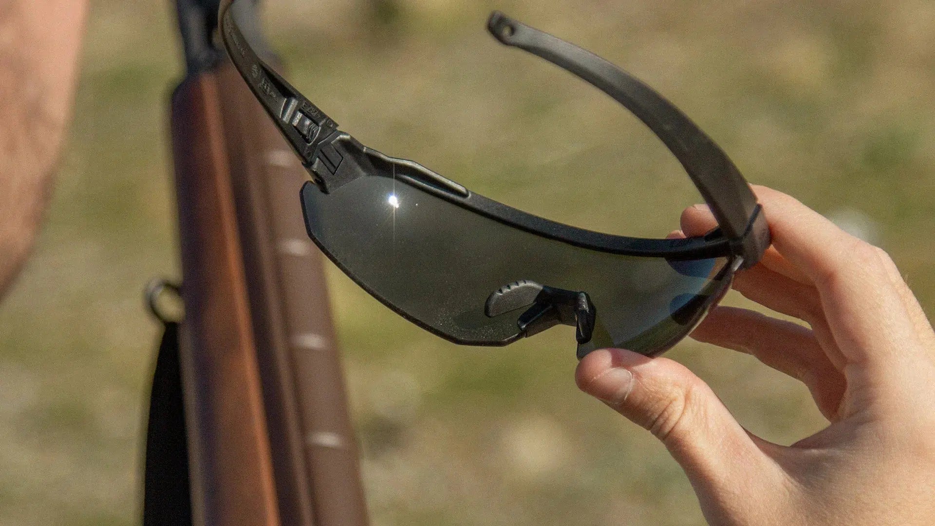 Edge Arc Light Safety Glasses with adjustable nosepiece