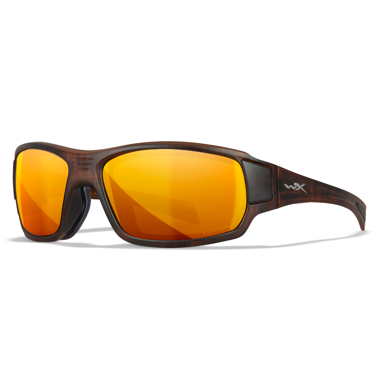 Wiley X Breach Safety Sunglasses-WX-CCBRH04-Matte Brown Frame - Polarized Bronze Mirror Lens-Safety Glasses USA-3