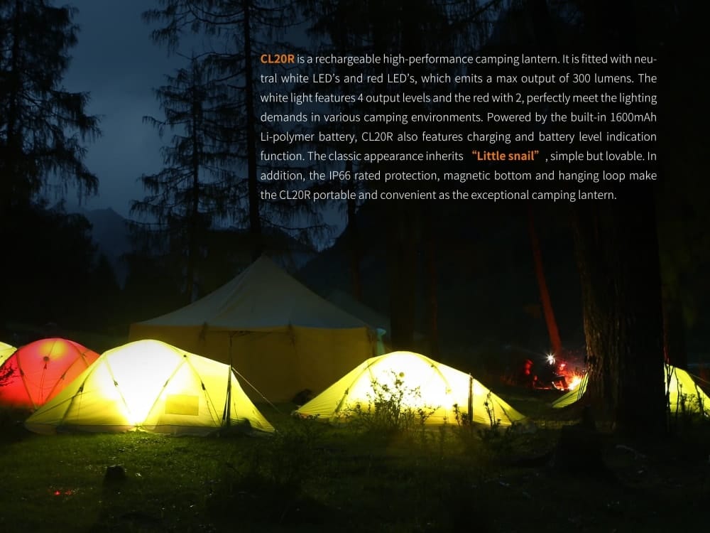 Fenix CL20R LED Rechargeable Camping Lantern-sku-44885209612584-Safety Glasses USA-14