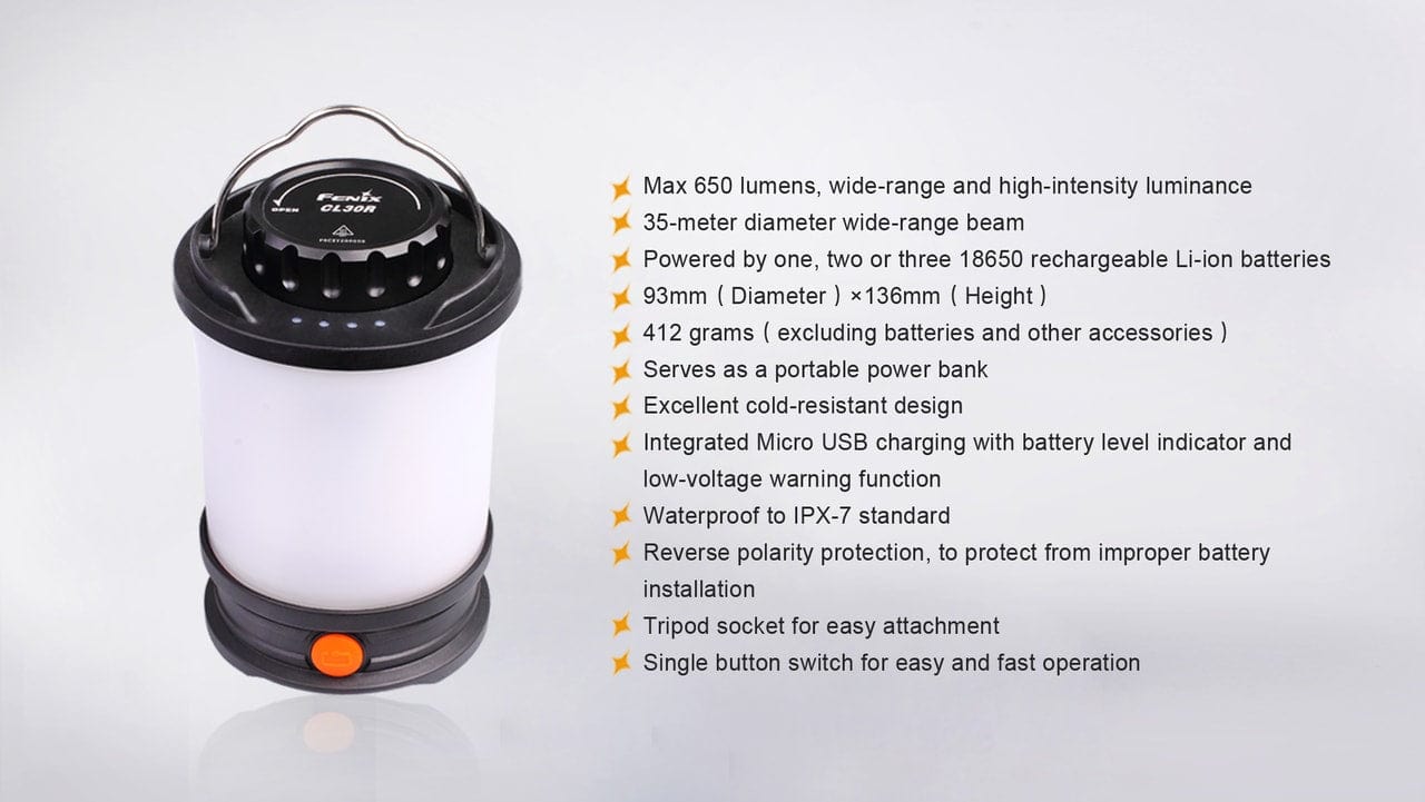 Fenix CL30R LED Camping Lantern-sku-44858463977768-Safety Glasses USA-14