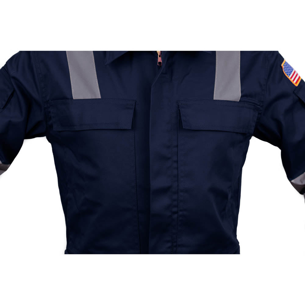 Just In Trend Premium High-Visibility Coveralls with Leg Zipper