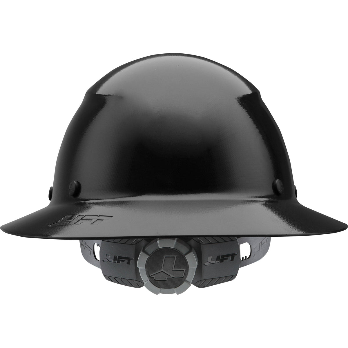 Lift Safety CSA-Certified DAX Black Full Brim Hard Hat
