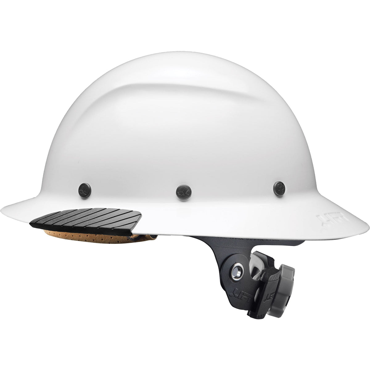 Lift Safety CSA-Certified DAX White Full Brim Hard Hat