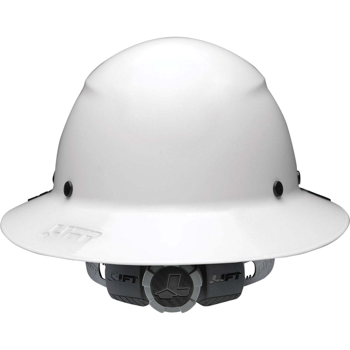Lift Safety CSA-Certified DAX White Full Brim Hard Hat