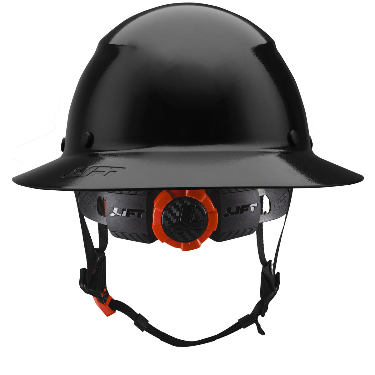 Lift Safety DAX Black Full Brim Hard Hat with Mips
