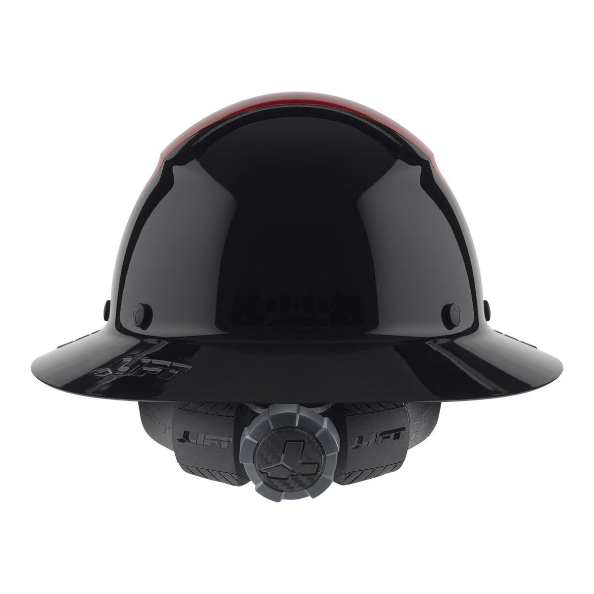Lift Safety DAX Fifty 50 Red Full Brim Hard Hat