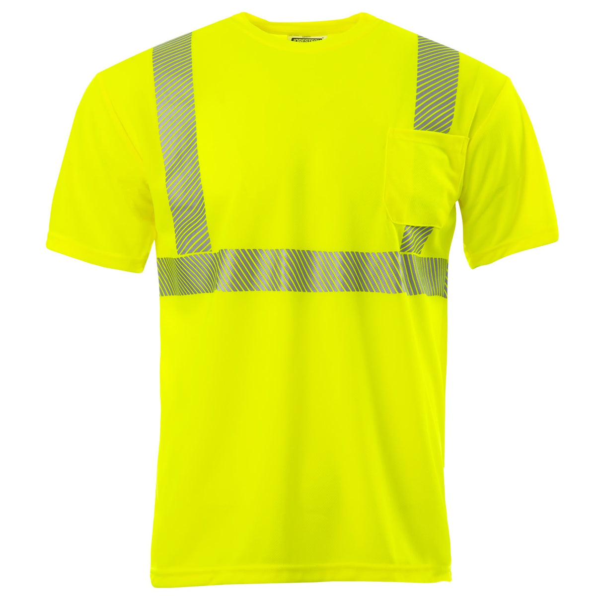 Jorestech Heat Transfer Class 2 Reflective Safety Shirt with Pocket