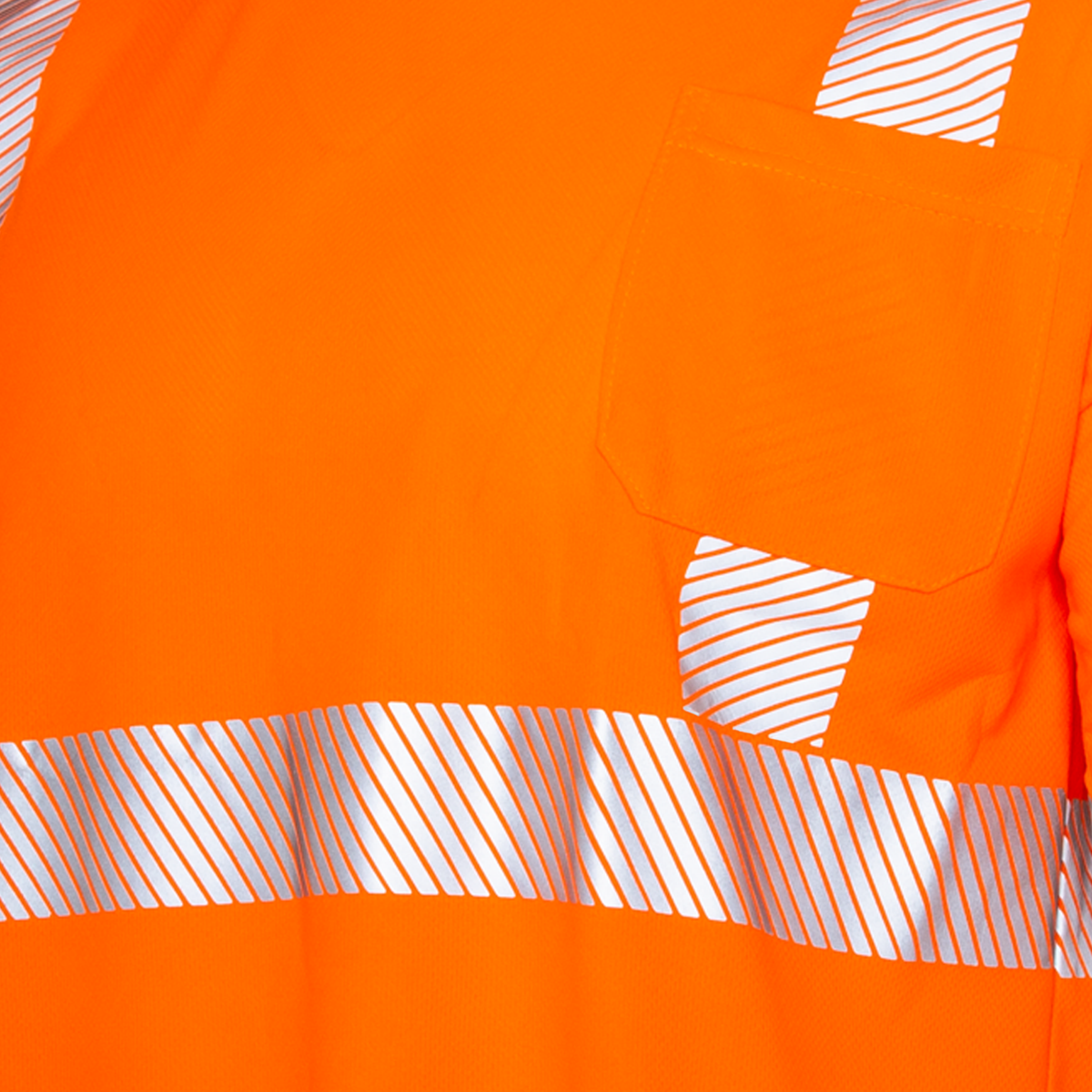 Jorestech Heat Transfer Class 2 Reflective Safety Shirt with Pocket