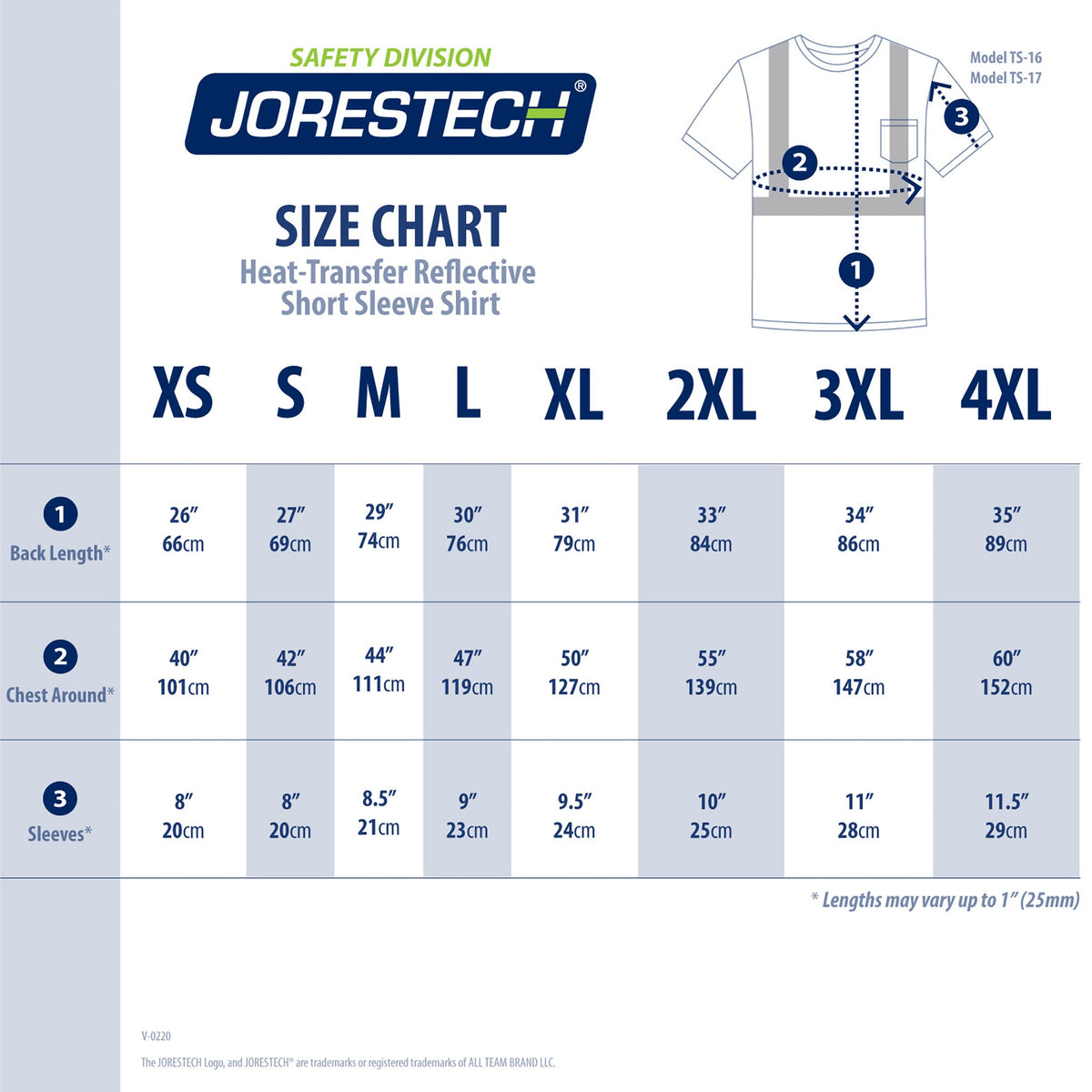 Jorestech Hi-Vis Heat Transfer Reflective Safety Pocket Shirt