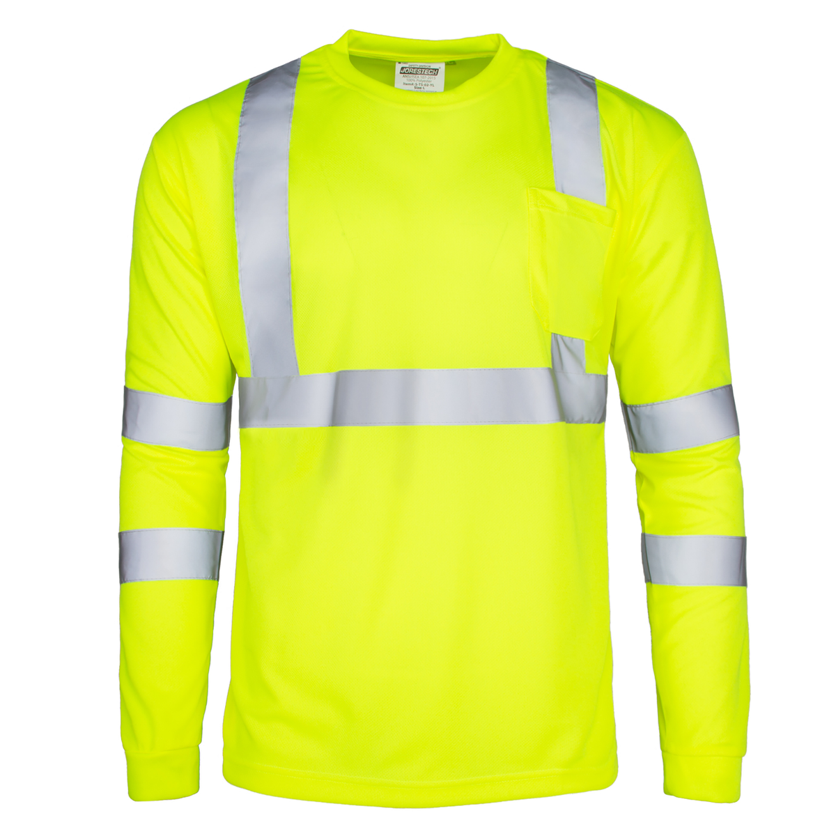 Jorestech Hi-Vis Long Sleeve Class 3 Reflective Safety Shirt