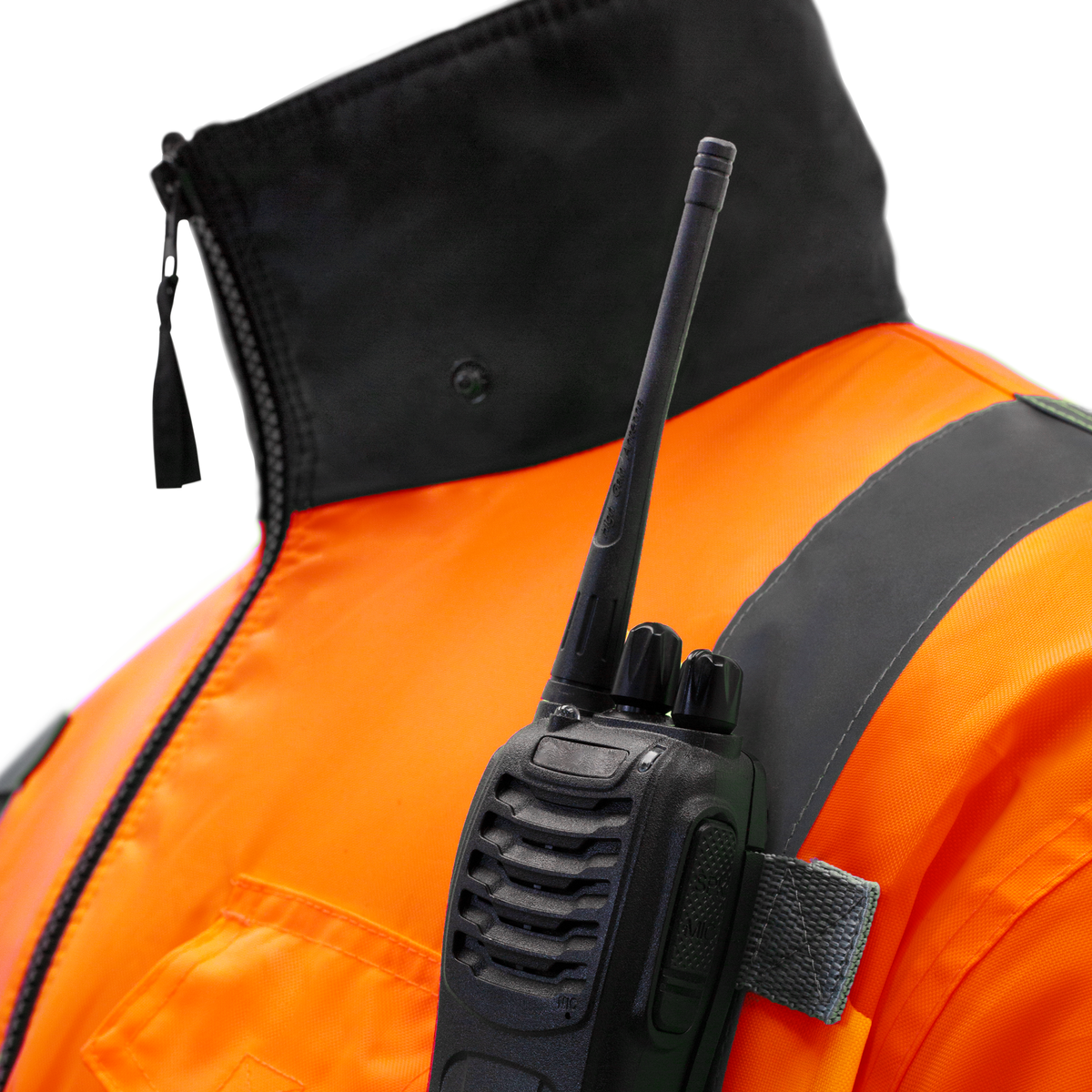 Jorestech Hi-Vis Safety Bomber Jacket with Reflective Stripes