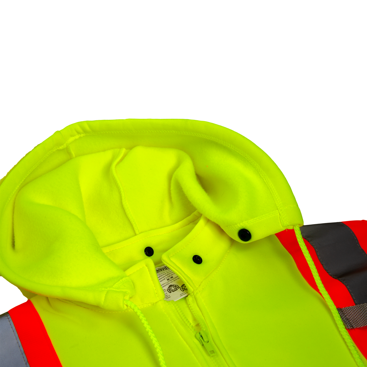 Jorestech Hi-Vis X-Back Two-Tone Safety Hooded Sweatshirt with Reflective Stripes