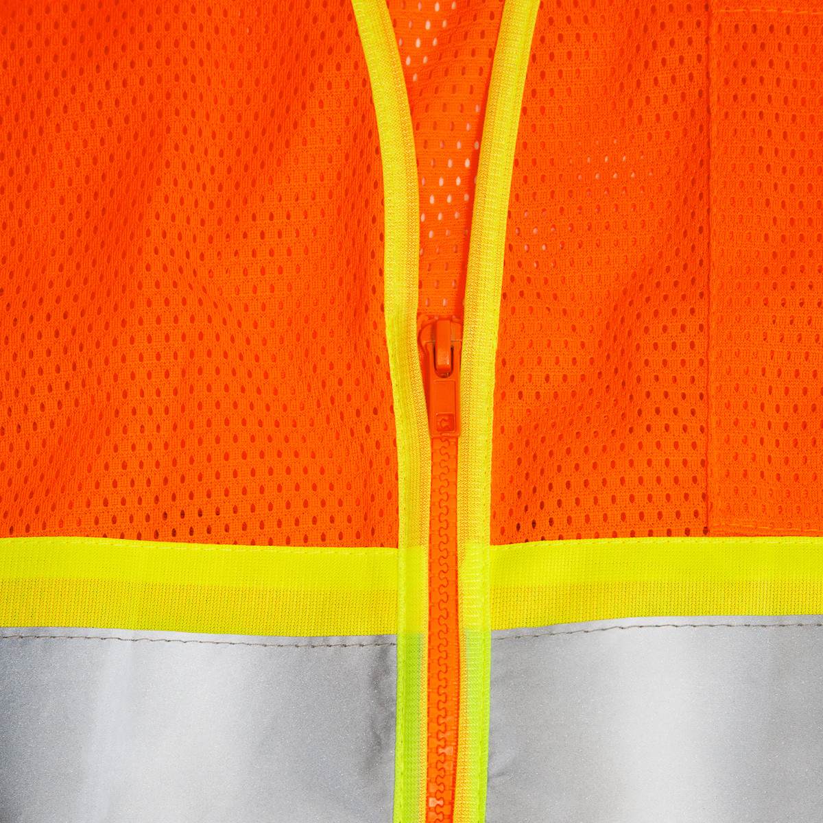 Jorestech Hi-Vis Two-Toned Mesh Safety Vest with 2” Reflective Strips and Pockets