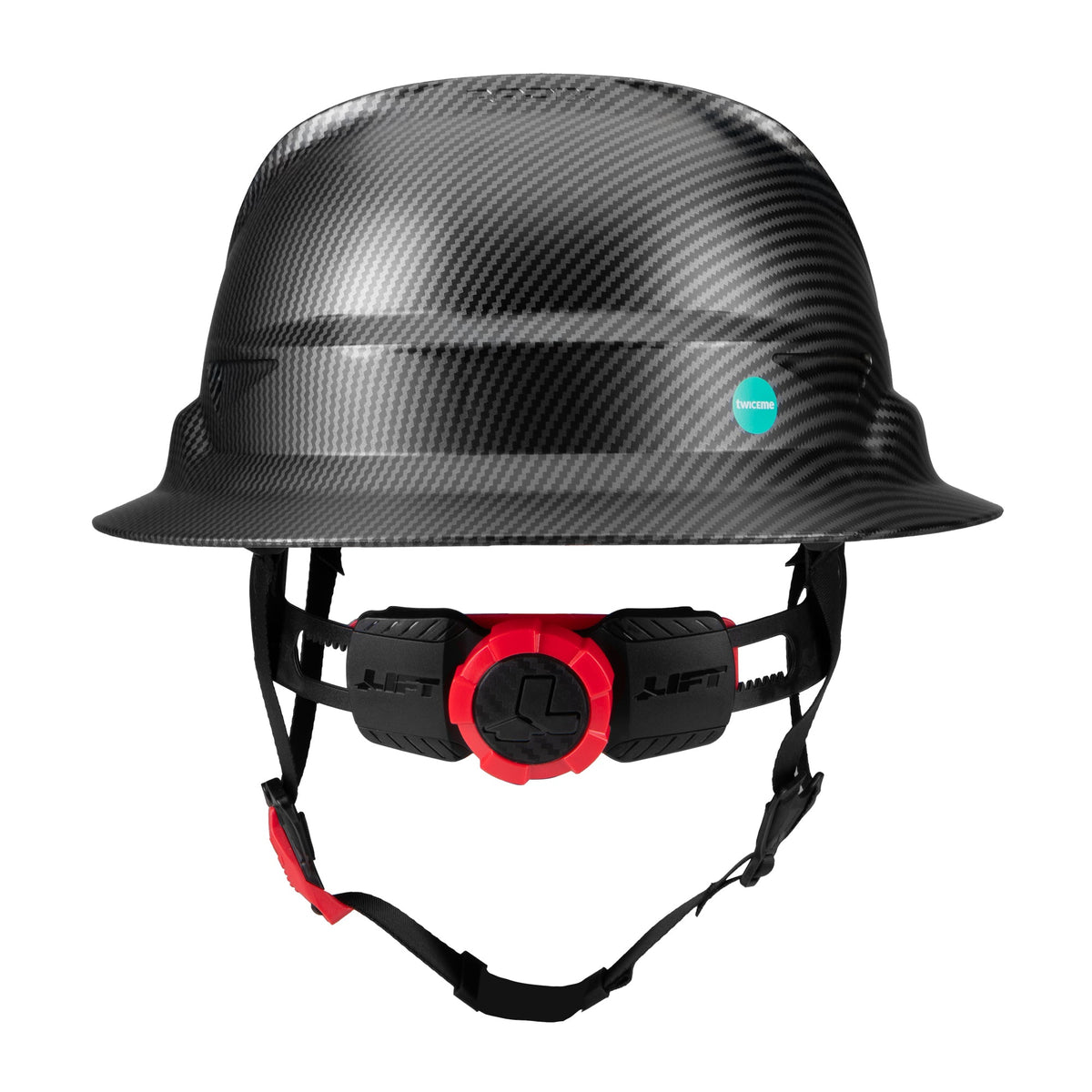 Lift Safety Radix Full Brim Non-vented Safety Helmet with Twiceme