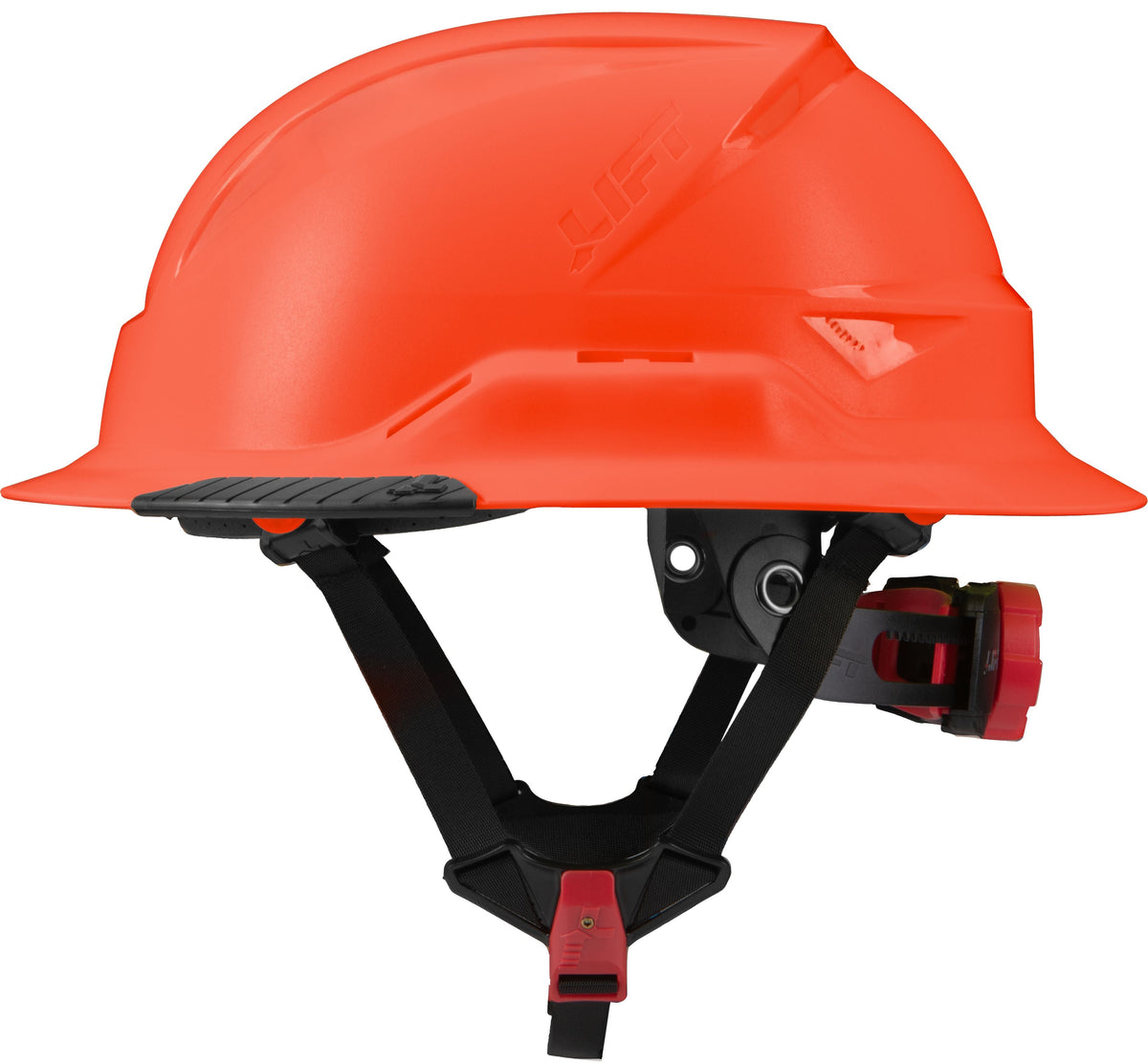 Lift Safety Radix Full Brim Non-vented Safety Helmet with Twiceme