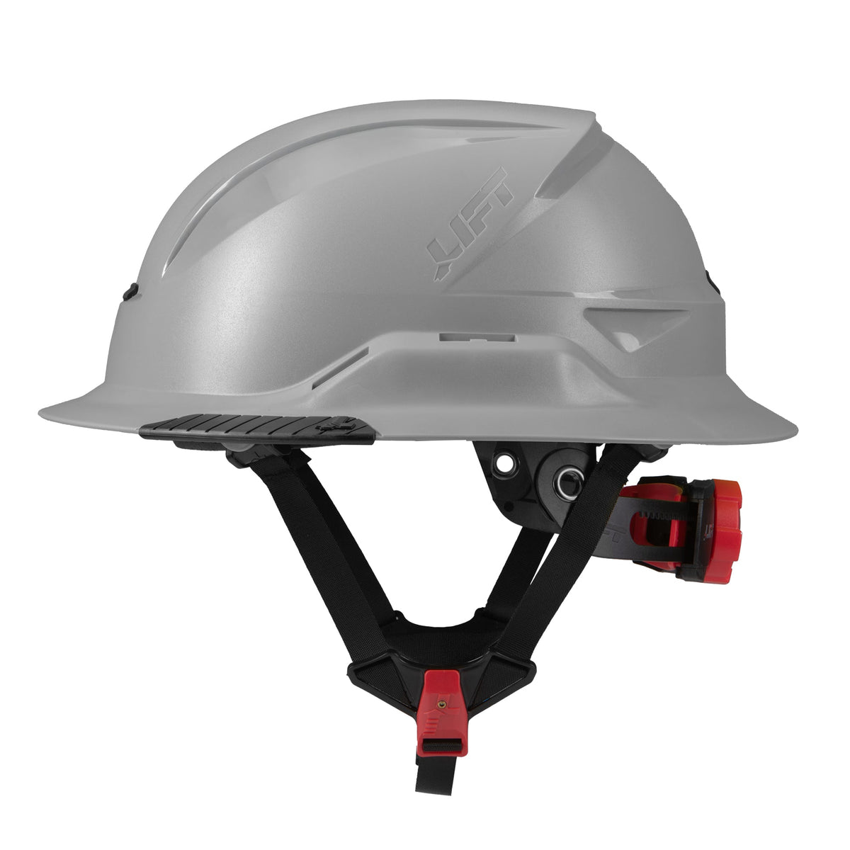 Lift Safety Radix Full Brim Non-vented Safety Helmet with Twiceme