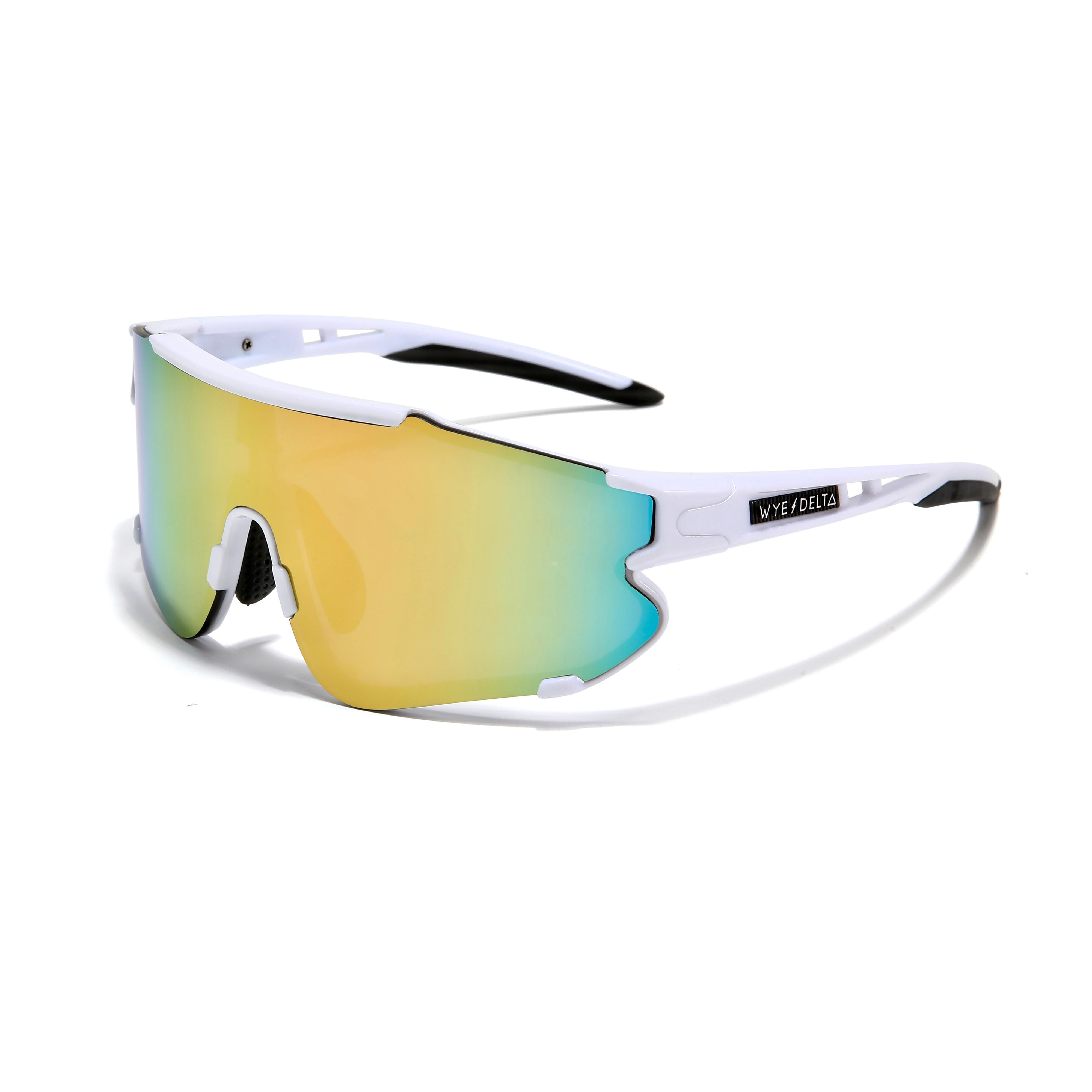 Wye Delta Z87+ HiViz White Yellow Revo Safety Glasses-Z87-HV-WT-YEL-Safety Glasses USA-1