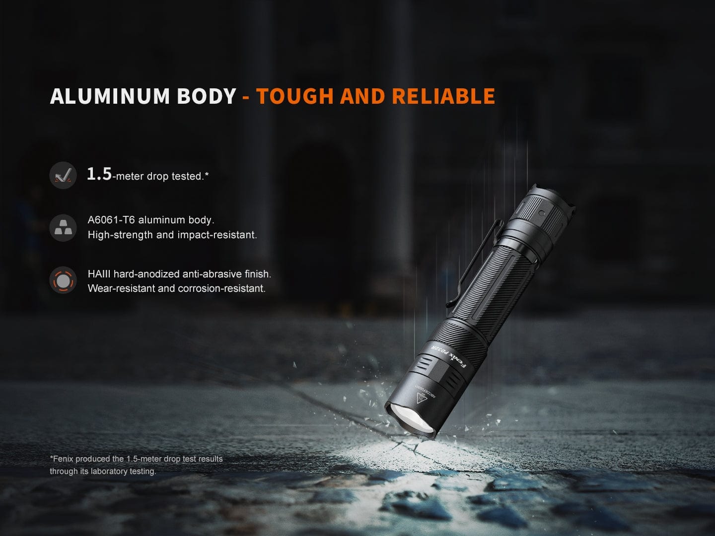 Fenix PD32R Rechargeable Silent Switch LED Flashlight-sku-48300746899752-Safety Glasses USA-13