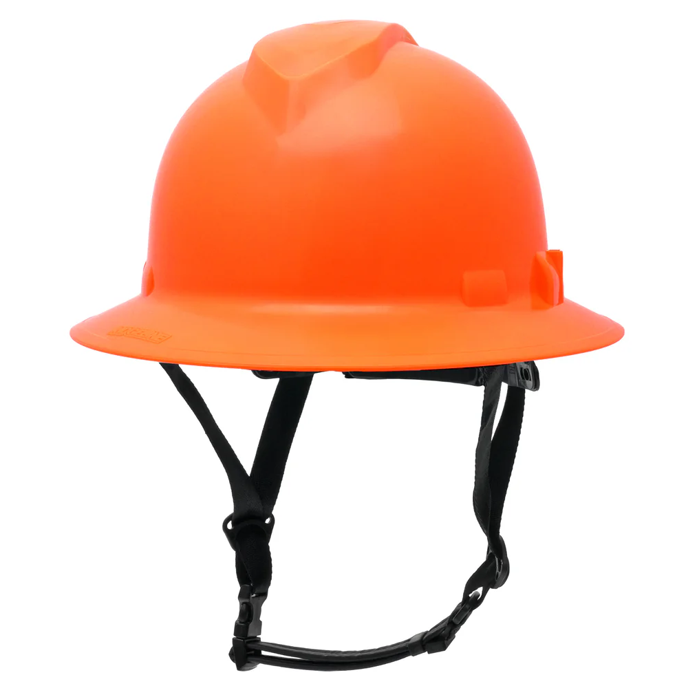 Pyramex Ridgeline T2 Full Brim Hard Hat Hi-Vis Orange HPT256141