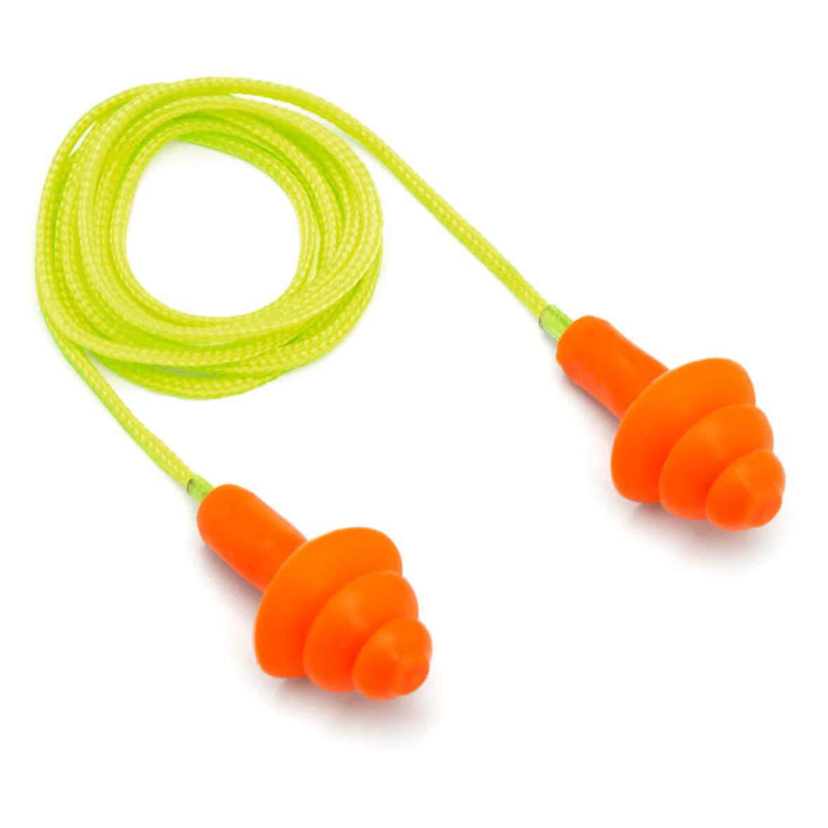Pyramex RP3001PC Reusable Corded Earplugs w/Case NRR-25 (30-Pr Box)-RP3001PC-Safety Glasses USA-2