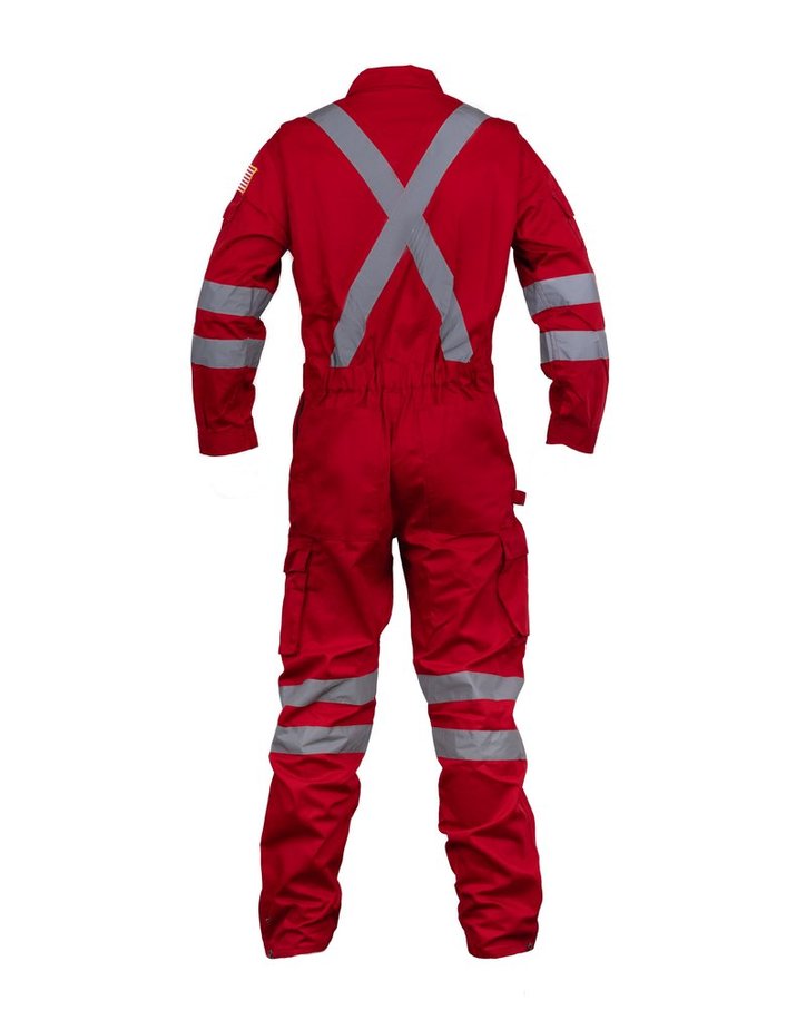 Just In Trend Premium High-Visibility Coveralls with Leg Zipper