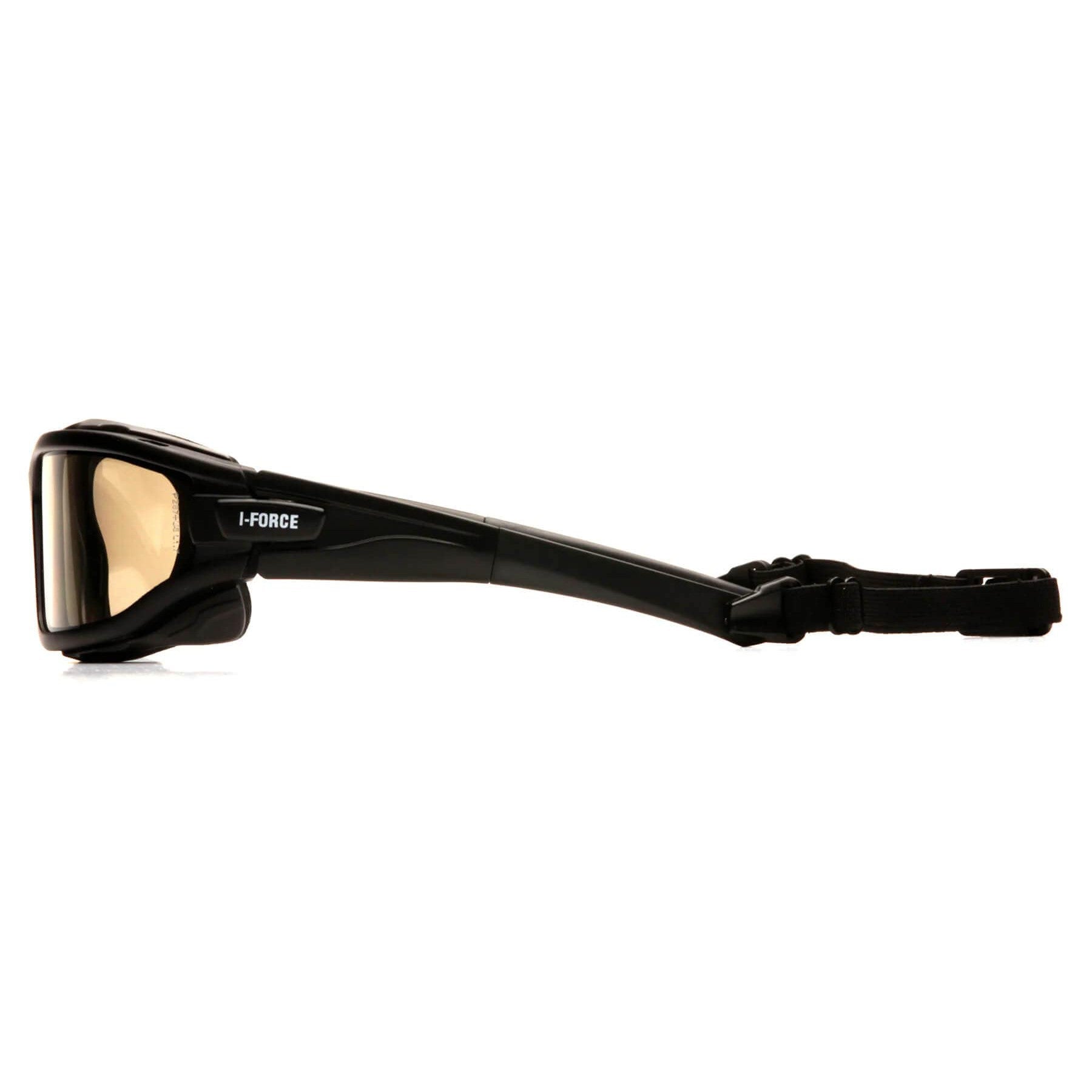 Pyramex I-Force Safety Goggle/Glasses Black Frame Indoor/Outdoor Anti-Fog Lenses-SB7080SDT-Safety Glasses USA-4