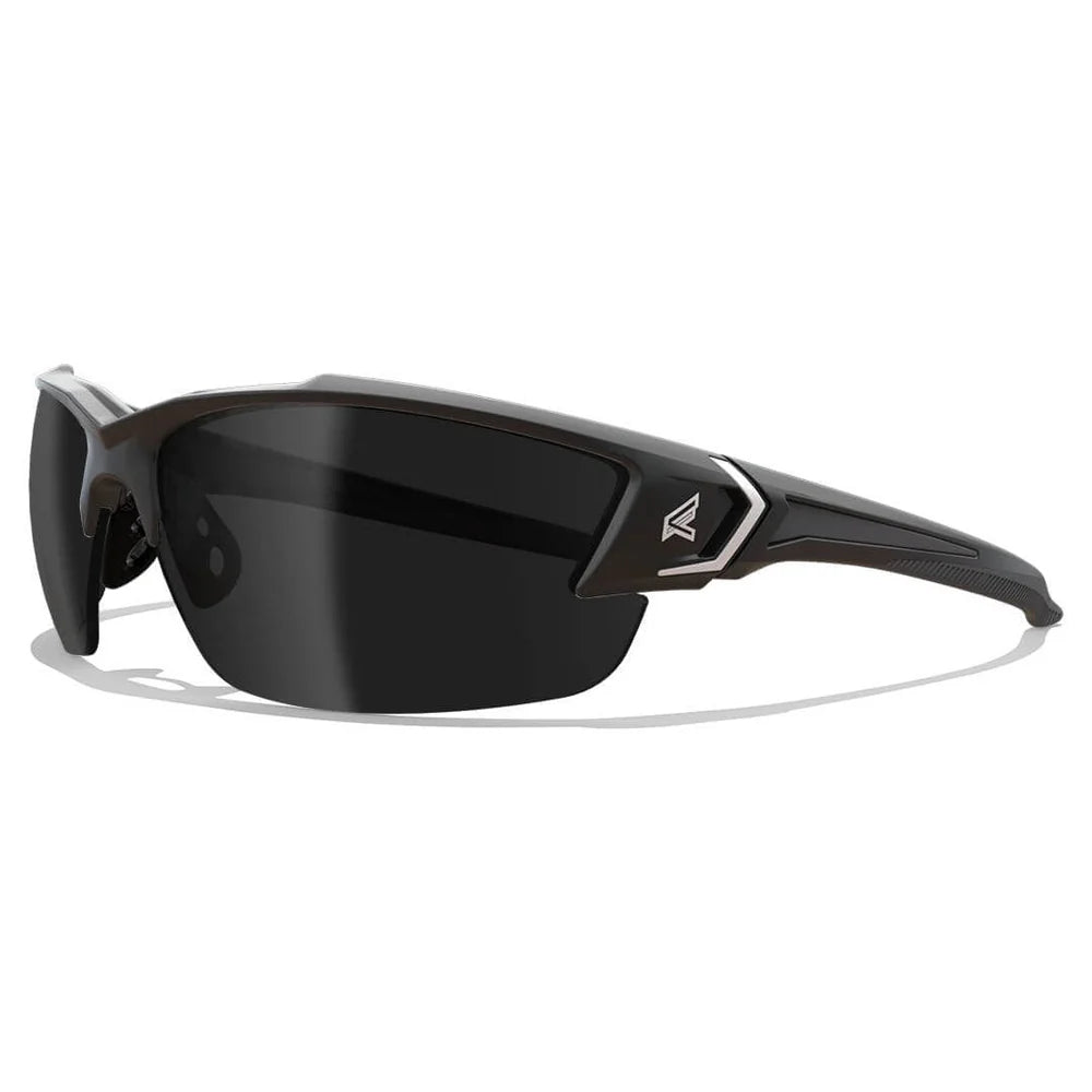Edge Khor G2 Safety Glasses-SDK116VS-G2-Black Frame - Smoke Vapor Shield Lens-Safety Glasses USA-14