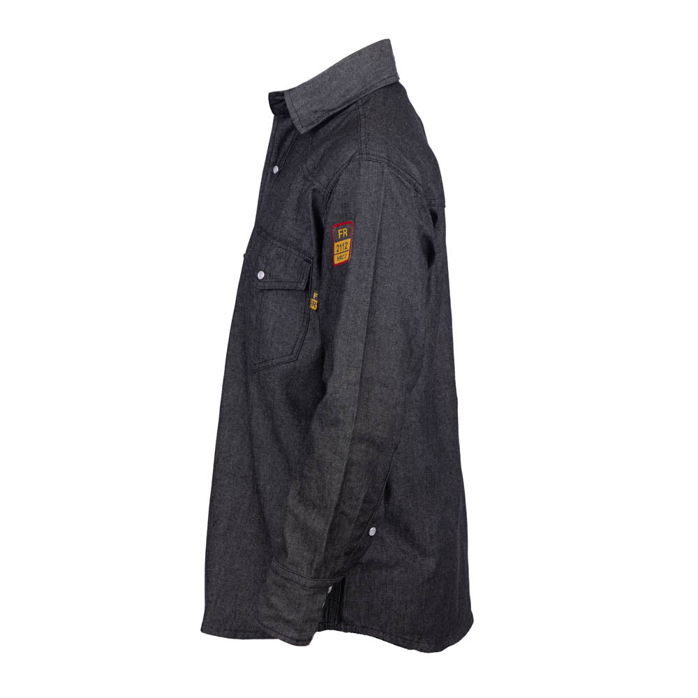 Just in Trend Flame Resistant FR Denim Shirt 100% Cotton