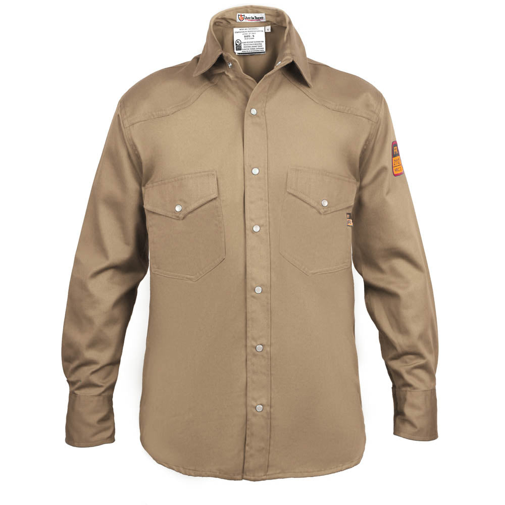 Just In Trend Flame-Resistant Welding Shirt - 100% Cotton
