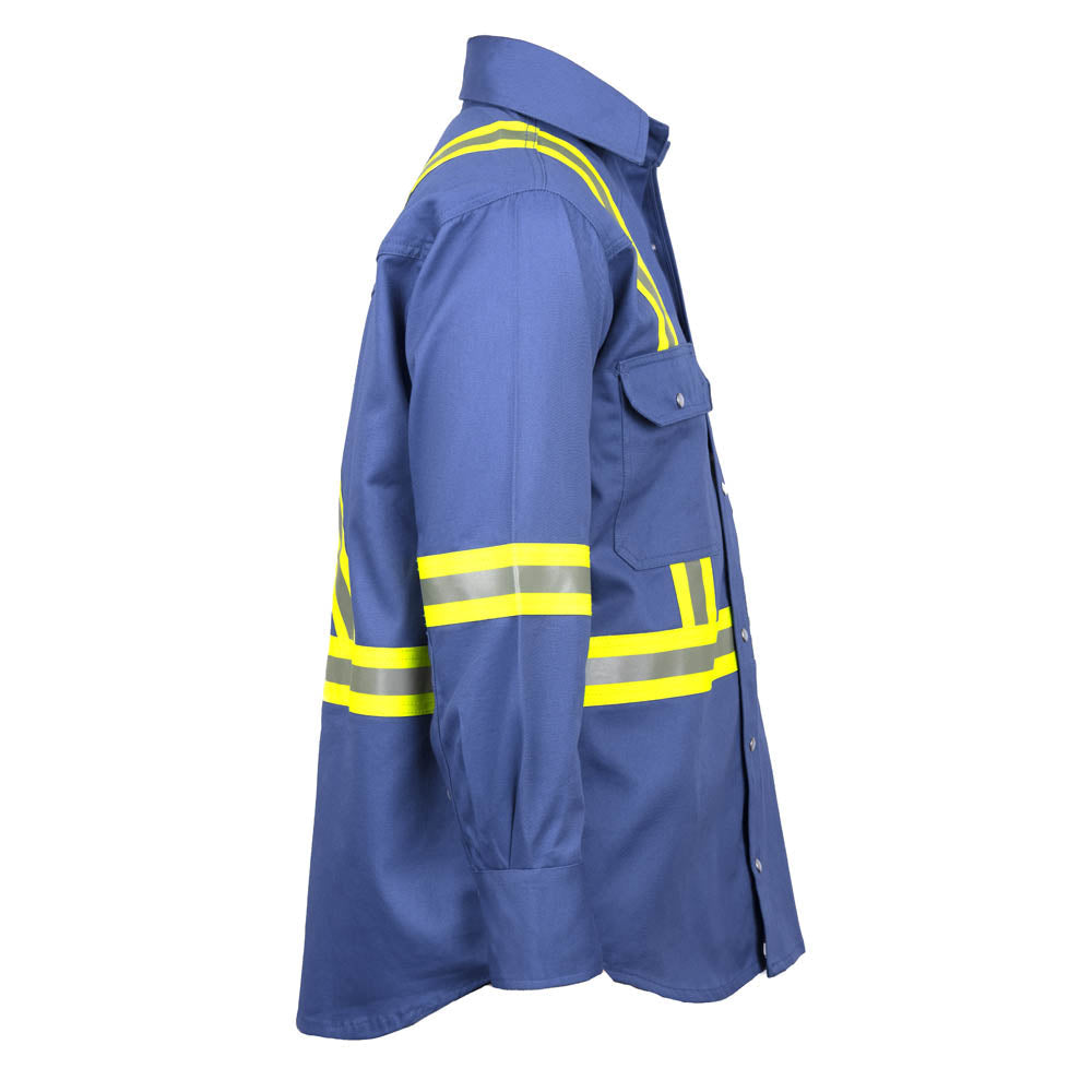 Just In Trend Flame Resistant High Visibility Shirt 100% Cotton