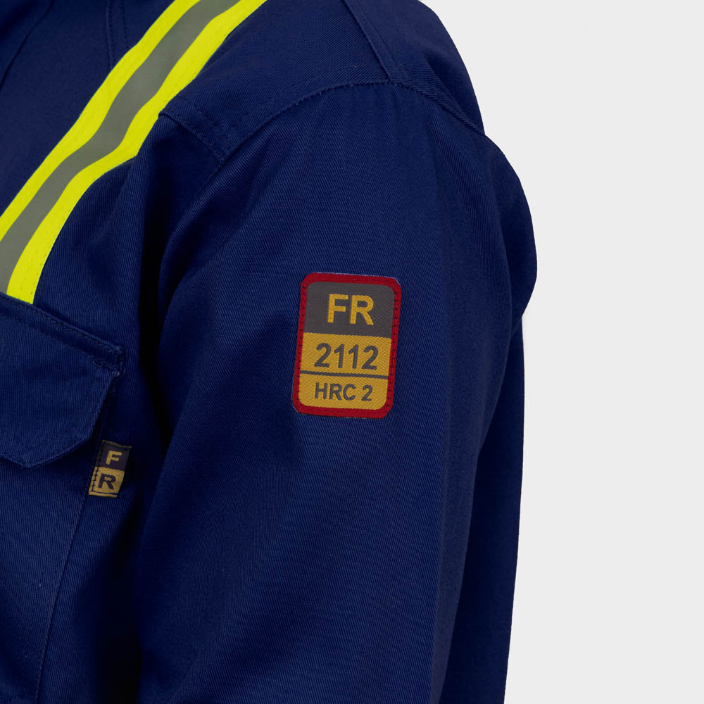 Just In Trend Flame Resistant High Visibility Shirt 100% Cotton