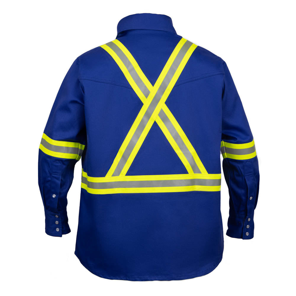Just In Trend Flame Resistant High Visibility Shirt 100% Cotton