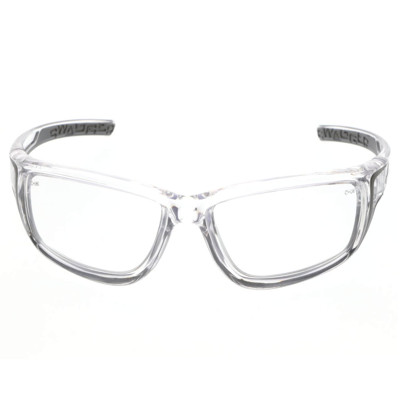 MCR Safety Swagger SR4 Safety Glasses with Clear Frame and Clear MAX6 Anti-Fog Lens-Safety Glasses USA-2
