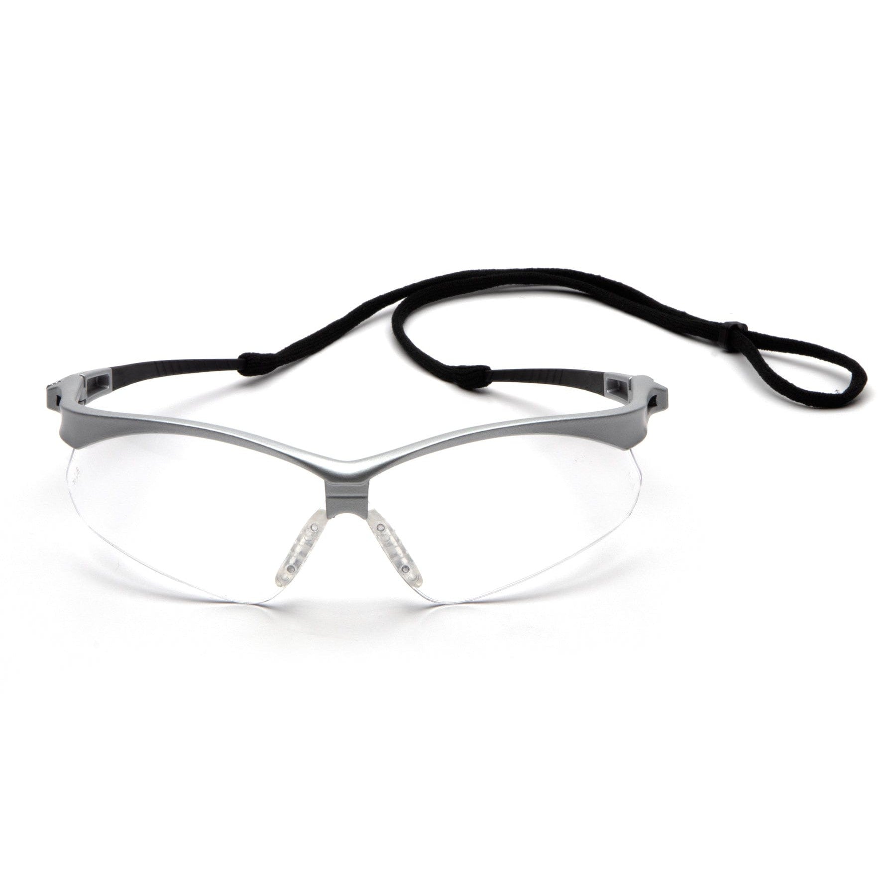 Pyramex PMXtreme Safety Glasses Silver Frame with Clear Lens-SS6310SP-Safety Glasses USA-2