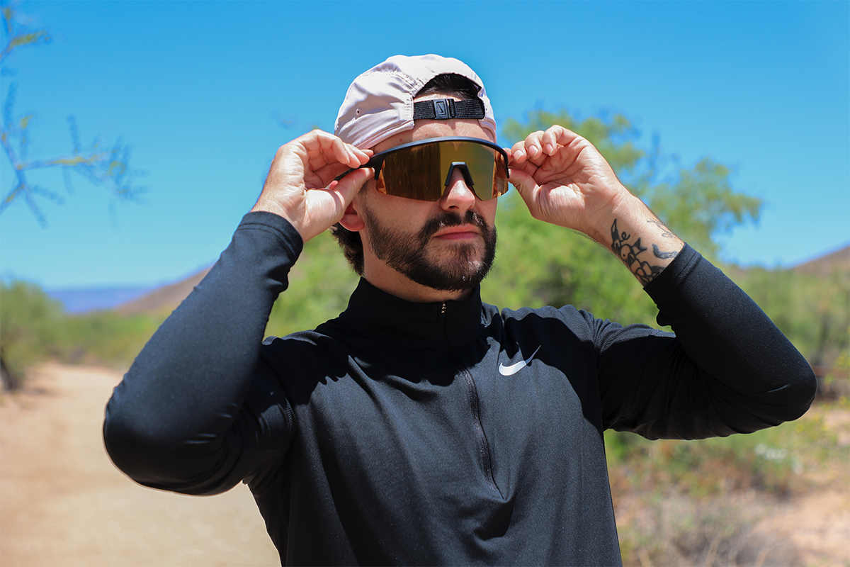Detour Surge Safety Sunglasses with Matte Black Frame and 24K Gold Lens-Safety Glasses USA