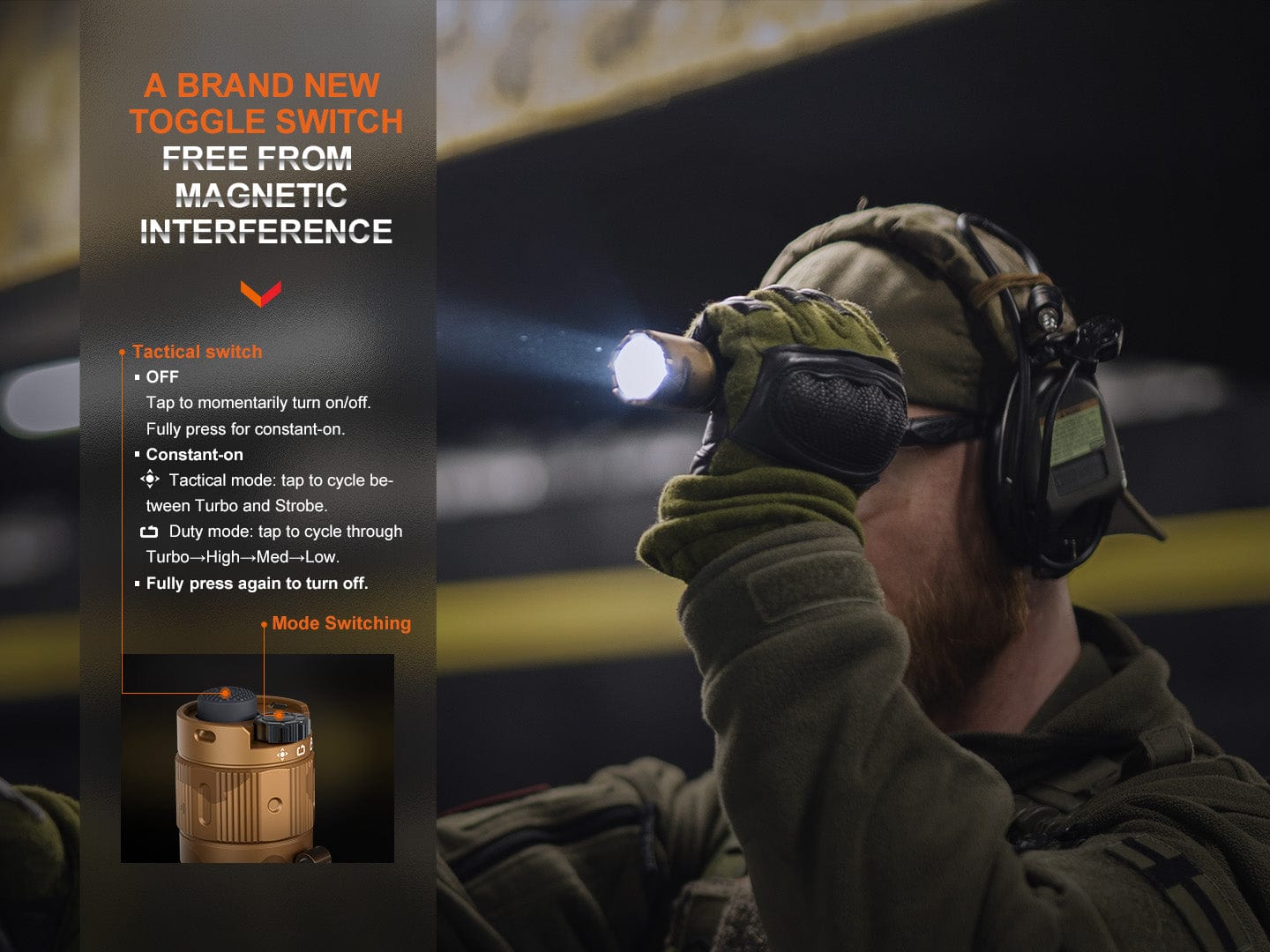Fenix TK20R UE Tactical LED Flashlight - 2800 Lumens--Safety Glasses USA-2