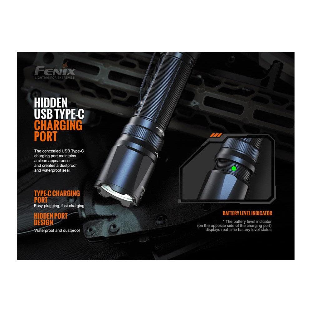 Fenix TK20R V2.0 Rechargeable LED Flashlight - 3000 Lumens-sku-44858649968936-Safety Glasses USA-11
