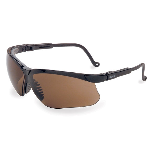 Uvex Genesis Safety Glasses Made in USA-S3201-Black-Brown-Safety Glasses USA-5