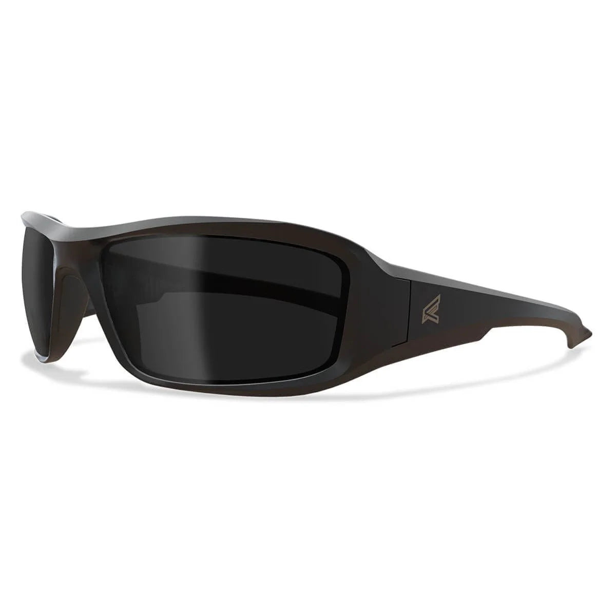 Edge Brazeau Safety Glasses-XB136-Black Frame - Smoke Lens-Safety Glasses USA-8