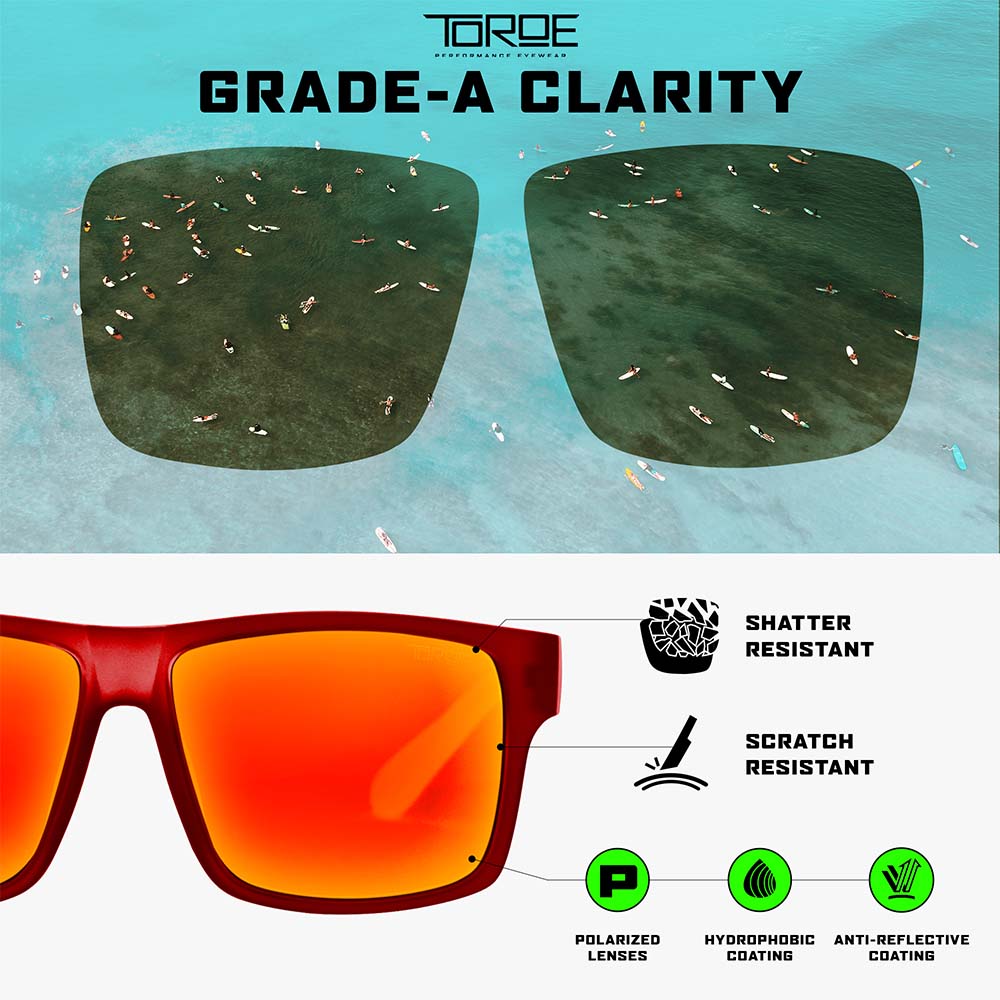 TOROE RANGE FROST RED Exclusive Edition Polarized Sunglasses-4