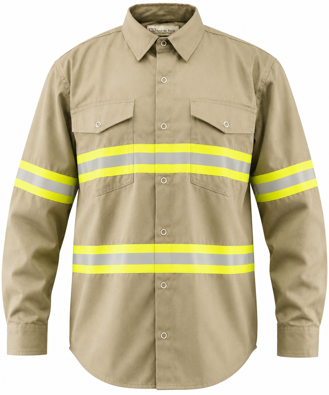 Just In Trend Premium Hi-Vis Reflective Safety Work Shirts - Full Sleeve