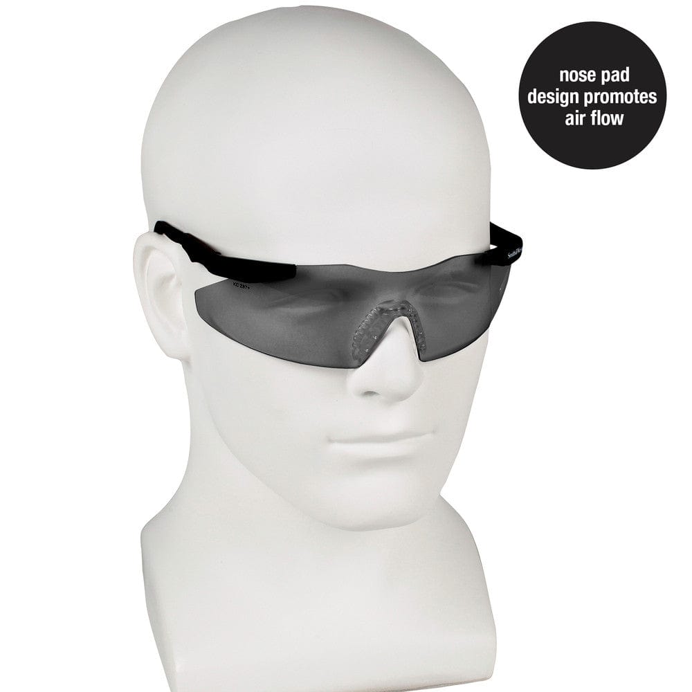 Smith & Wesson Magnum Safety Glasses with Smoke Lens 19823 worn by model 2