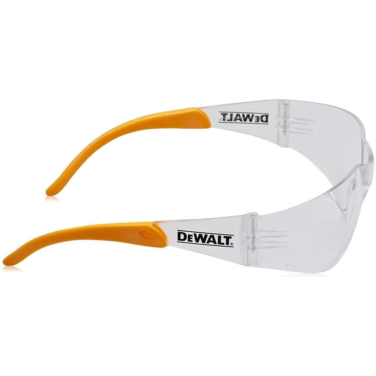 DEWALT Protector Safety Glasses with Clear Anti-Fog Lens DPG54-11D Side View