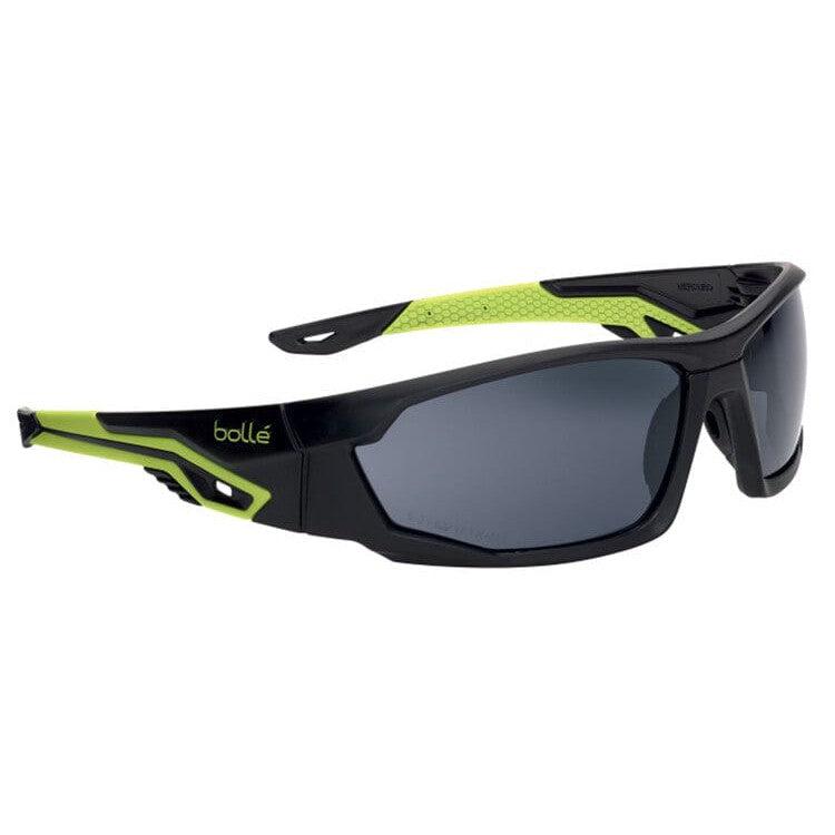 Bolle Mercuro Safety Glasses with Smoke Platinum Anti-Fog Lens
