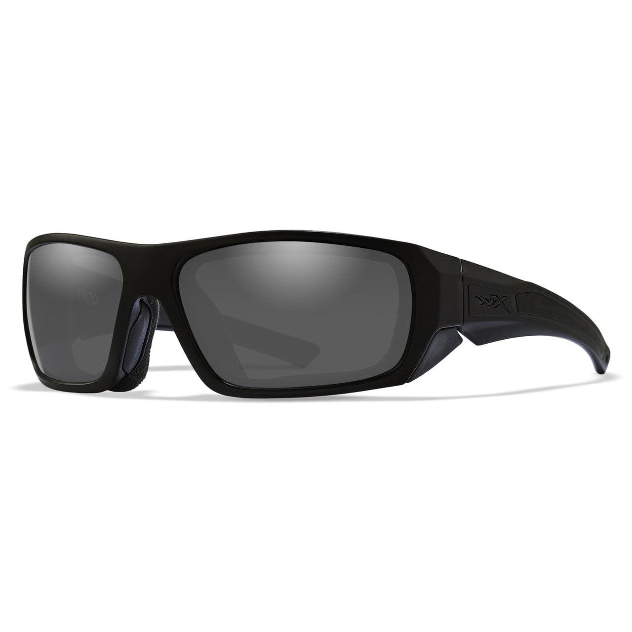 Wiley X Enzo Safety Sunglasses with Gloss Black Frame and Grey Lens